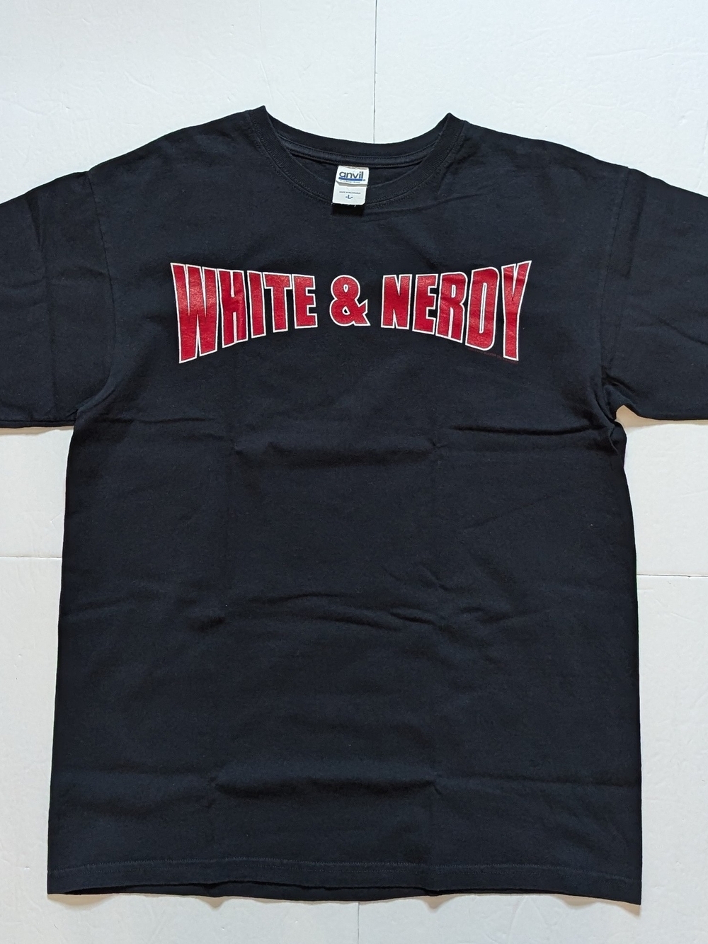 Weird Al Yankovic White & Nerdy T Shirt. Men's Large. Used. 2010.